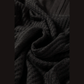 Pheb Carbon Grey Waffle Knit Patchwork Half Zipped Casual Sweatshirt