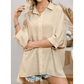Veda 3/4 Puff Sleeve Oversize Shirt