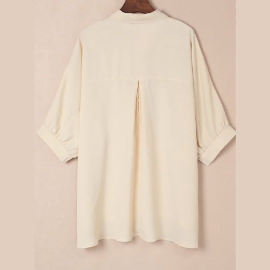 Veda 3/4 Puff Sleeve Oversize Shirt