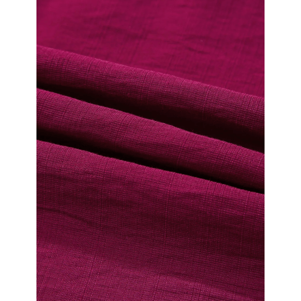 Konner Violet Leopard Trim V Neck Flounced Bracelet Sleeve Blouse