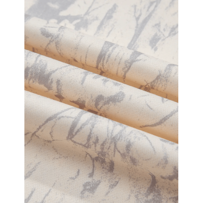 Peydon Khaki Camo Mock Neck Baggy Sweatshirt