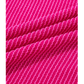 Sammie Pink Twisted Rib Uneven Hem Drop Shoulder Loose Knit Top