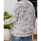 Farah Camouflage Print Round Neck Plus Size Sweatshirt