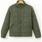 Netty Green Zip-Up Pocket Quilted Jacket