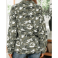 Luka Green Camo Chest Pockets Loose Jean Jacket