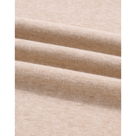 Fabienne Parchment Leopard Patchwork V Neck Long Sleeve Plus Size Top