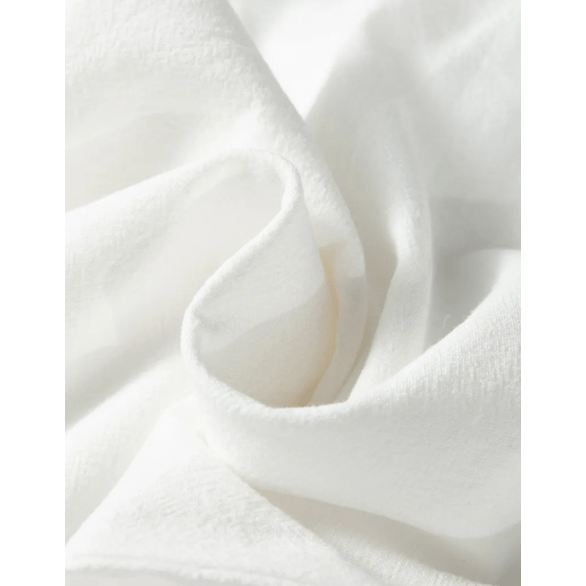 Pippy Drawstring Elastic Waist Button Pleated Detail Wide Leg Pants