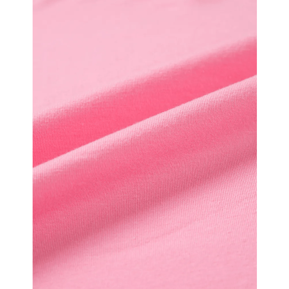 Tula Bonbon Pink V Neck Short Puff Sleeve Blouse