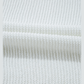 Haylie Off White Sweater Tee with Side Slits