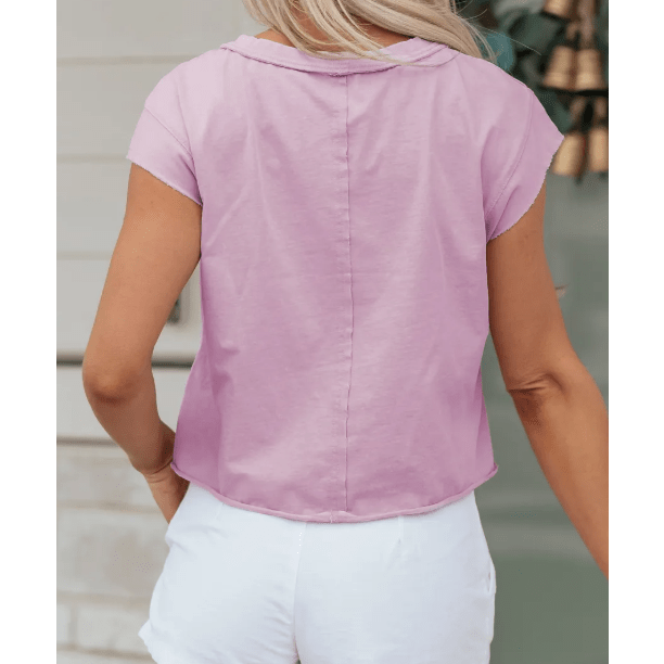 SALE!!!  Jerilyn Pink Mineral Wash Boxy Fit Cotton Tank Top