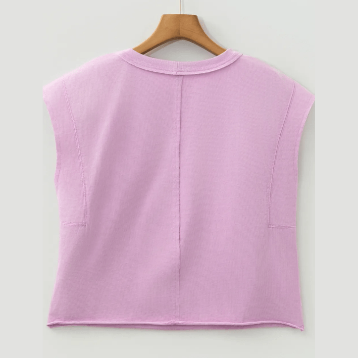 SALE!!!  Jerilyn Pink Mineral Wash Boxy Fit Cotton Tank Top