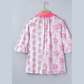 RTS Floral Collared Ruffled Half Sleeve Shirt