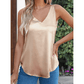 Colina Deep V Neck Loose Tank Top