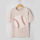 Checkered Baseball Graphic Tee
