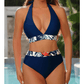 Lindsey Navy Resort‑Day Bikini & Sheer Cover