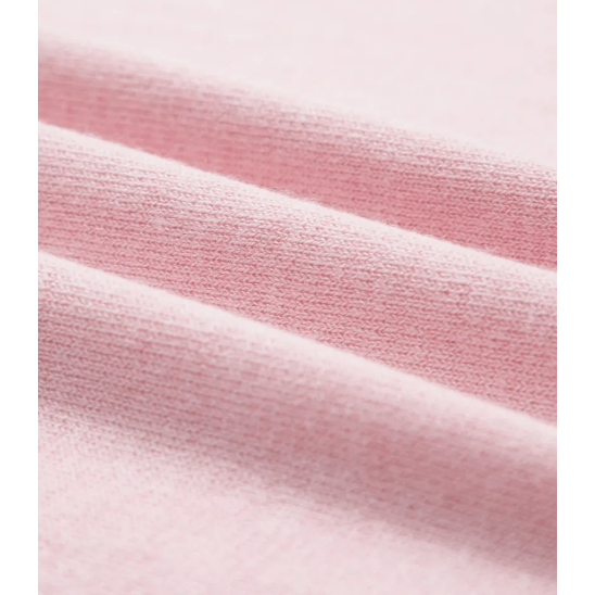 Shea Pink Lacy V Neckline Short Sleeve Sweater