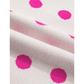 Lauri Hot Pink Polka Dot Puff Short Sleeve Sweater