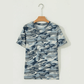 Tracey Green Camouflage Print Crew Neck T Shirt