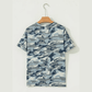 Tracey Green Camouflage Print Crew Neck T Shirt