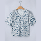 Noa Camouflage Print Single Chest Pocket V Neck Tee