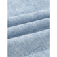 Maggie Beau Blue Ruffle Pleated Detail Vintage Washed Denim Top