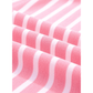 Nell Pink Stripe Contrast Trim Loose Short Sleeve Top
