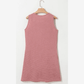 Stormi Pink Textured Lace Hollowed Detail Sleeveless Mini Dress