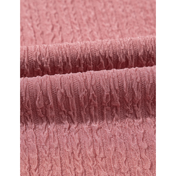 Stormi Pink Textured Lace Hollowed Detail Sleeveless Mini Dress