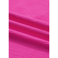 Sala Contrast V Neck Colorblock Wide Short Sleeve Top