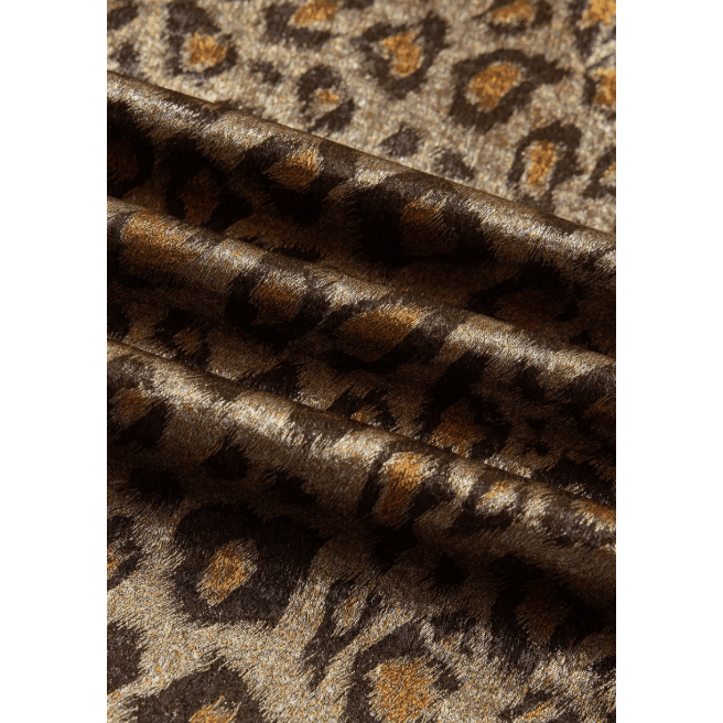 Khari Gold Plus Size Leopard Print Short Sleeve Dolman Shirt