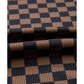 Anslee Black Checkerboard Round Neck Summer T Shirt