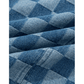 SALE!!!  Jasleen Sky Blue Frayed Hem Checkered Denim Mini Dress