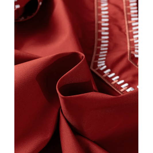 SALE!!!  Rhona Contrast Trim Flutter Sleeve V Neck Blouse