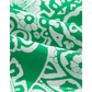 Macie Green Flirty Floral Smocked V Neck Blouse