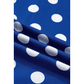 Alexis Blue Striped Polka Dot Patchwork High Waist Spaghetti Straps Maxi Dress