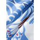 SALE!!!  Kamilla Sky Blue Tropical Botanic Print Flutter Sleeve Vacation Long Dress
