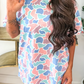 Livi Camouflage Print Preppy Fashion Tunic Tee