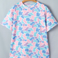 Livi Camouflage Print Preppy Fashion Tunic Tee