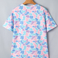 Livi Camouflage Print Preppy Fashion Tunic Tee