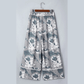Jolynne Camouflage Print Contrast Lace-up Raw Edge Pocketed Loose Pants
