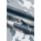 Jolynne Camouflage Print Contrast Lace-up Raw Edge Pocketed Loose Pants