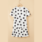 SALE!!!  Blythe White Polka Dot Short Sleeve Top Casual Skort 2pcs Outfit