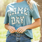 SALE!!!  Stone Blue Camo GAME DAY Graphic T Shirt