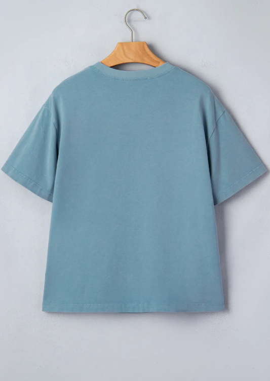 SALE!!!  Stone Blue Camo GAME DAY Graphic T Shirt