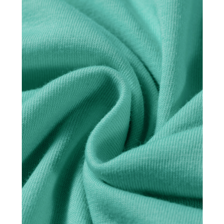 Sherleen Green Mint Raw Edge Patch Pocket Oversized Top and Shorts Set