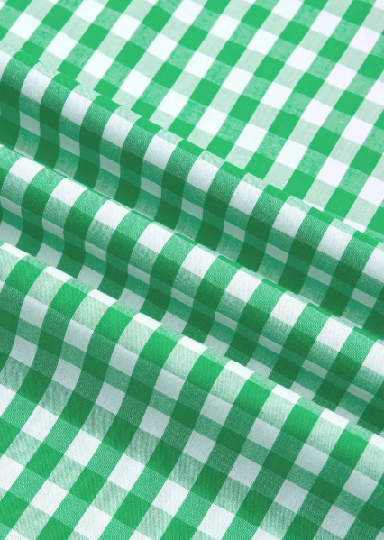 RTS Color-Blocked Plaid Pattern Midi Dress