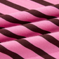 Ashtyn Pink Stripe V Neck Drop Shoulder Long Sleeve Top