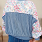 Kamryn Floral Print Round Neck Long Sleeve Top