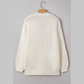 White Pumpkin Print Open Front Drop Shoulder Midi Cardigan