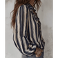 Bendall Ruffled Stripes & Boho Blouse